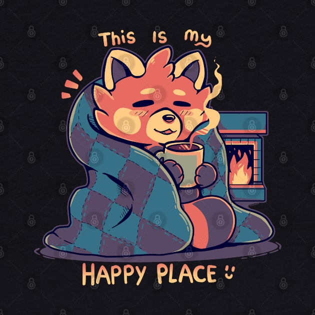 Happy Place at the Fireplace by TechraNova